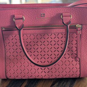Kate Spade Perri Lane Romy Pink Leather Satchel Bag